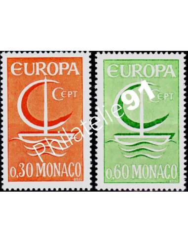 MONACO - n°  698 - 699 - EUROPA - 1966