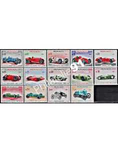 Timbres de MONACO n° 708 à 72 - 25ème Grand Prix automobile de Monaco