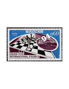 MONACO - n°  724 ** - Grand prix international d'échecs, à Monac