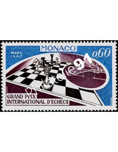MONACO - n°  724 ** - Grand prix international d'échecs, à Monac