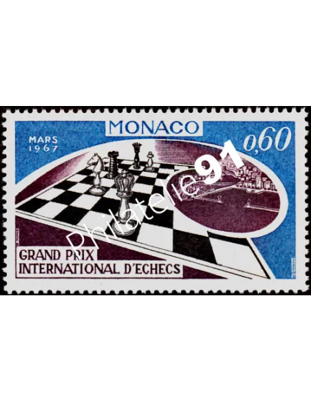 MONACO - n°  724 ** - Grand prix international d'échecs, à Monac