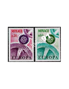 MONACO - n°  729 - 730 - EUROPA - 1967