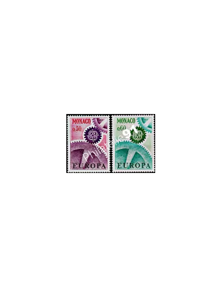 MONACO - n°  729 - 730 - EUROPA - 1967