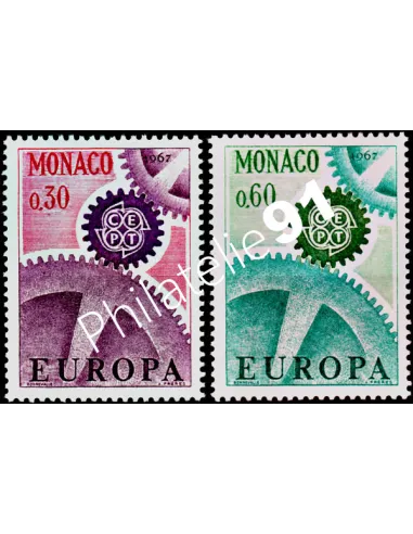 MONACO - n°  729 - 730 - EUROPA - 1967