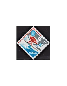 MONACO - n°  733 ** - 10e Jeux olympiques d'hiver à Grenoble