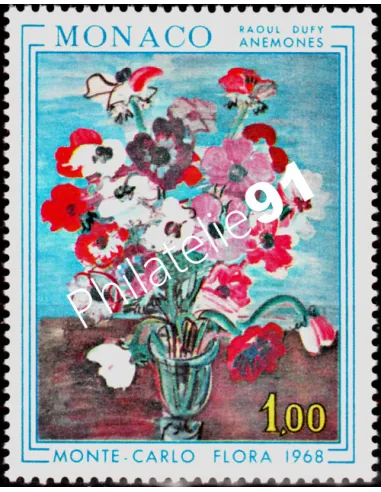 Timbre de MONACO n° 743 - Floralies internationales à Monte-Carlo
