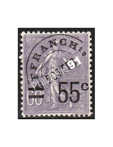 Timbre Préoblitéré n° 47 sans gomme (oblitéré), timbres France