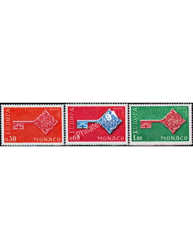 MONACO - n°  749 à 751 - EUROPA - 1968