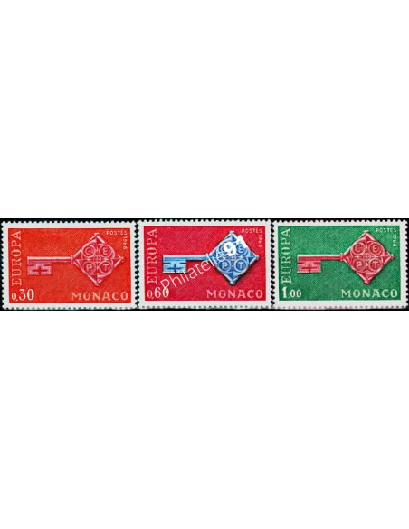 MONACO - n°  749 à 751 - EUROPA - 1968