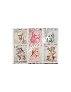 MONACO - n°  799 à 804 ** - Léonard de Vinci