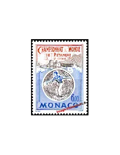 Timbre de MONACO n° 1742 - Championnats du monde de pétanque à Monaco