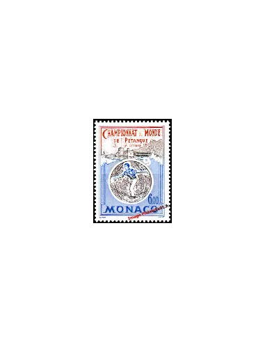 Timbre de MONACO n° 1742 - Championnats du monde de pétanque à Monaco