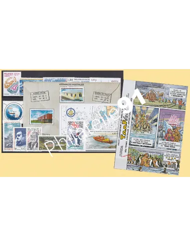 année complète des timbres des TAAF de 2004, Timbres des DOM TOM