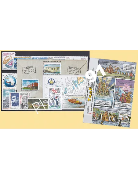 année complète des timbres des TAAF de 2004, Timbres des DOM TOM