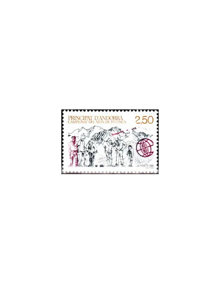 Timbre d'Andorre Français n° 407 - Thématique: Sport