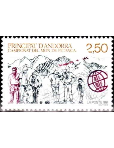 Timbre d'Andorre Français n° 407 - Thématique: Sport
