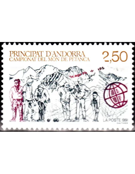 Timbre d'Andorre Français n° 407 - Thématique: Sport