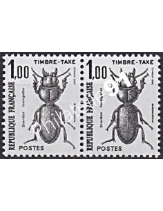 Variété sur Timbre-Taxe n° 106a,Collection timbres France