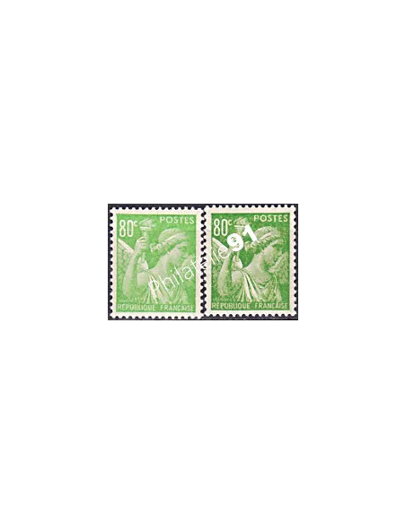 Variété sur Timbre n° 649, collection timbres France