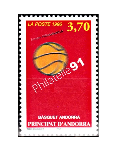 Timbre d'Andorre Français n° 468 - Thématique: sport