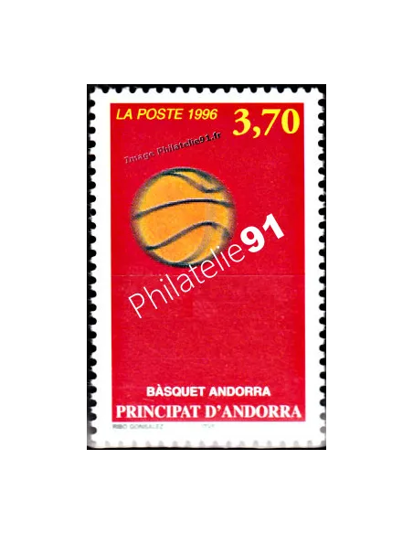 Timbre d'Andorre Français n° 468 - Thématique: sport
