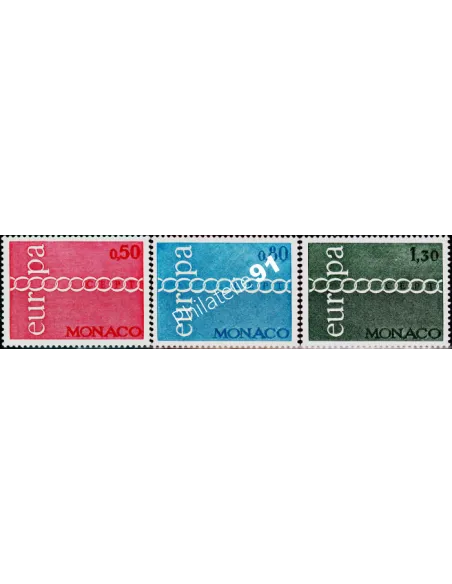 MONACO - n°  863 à 865 ** - EUROPA - 1971