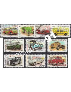 Timbre n° 3609 à 3618  oblitéré, Collection timbres France
