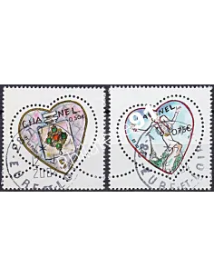 Timbre n° 3632 à 3633 oblitéré, Collection timbres France