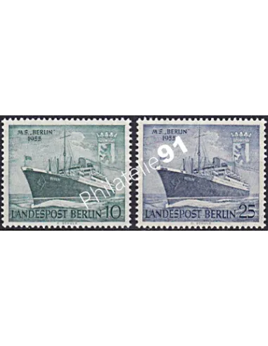 Timbres de BERLIN, n° 111 à 112, collection timbres Europe