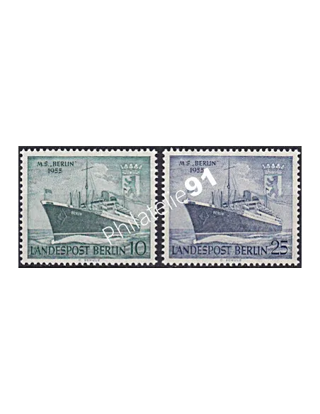 Timbres de BERLIN, n° 111 à 112, collection timbres Europe