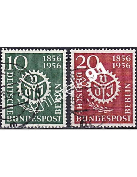Timbres de BERLIN, n° 123 à 124, collection timbres Europe