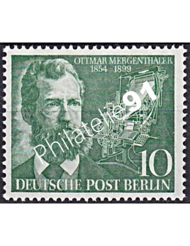 Timbres de BERLIN, n° 105, collection timbres Europe
