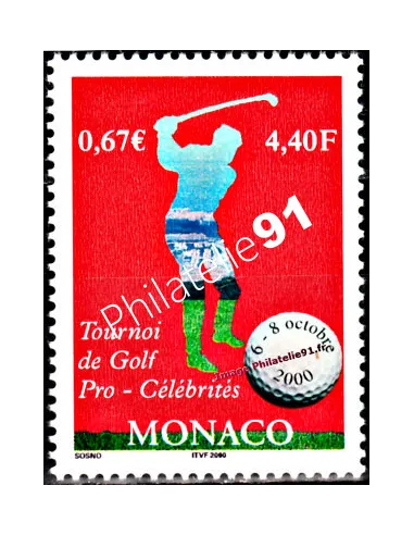 Timbre neufs de Monaco n° 2254 - Thématique : Sport