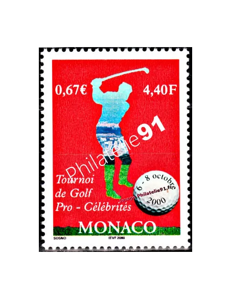 Timbre neufs de Monaco n° 2254 - Thématique : Sport