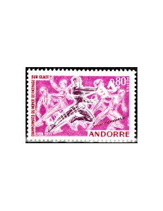 Timbre neuf d'Andorre Français n° 209 - Thématique : Sport