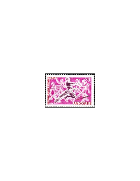 Timbre neuf d'Andorre Français n° 209 - Thématique : Sport