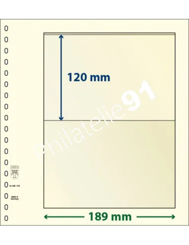 LINDNER, Feuilles neutres LINDNER-T, 1 Bande, Matériel philatélique