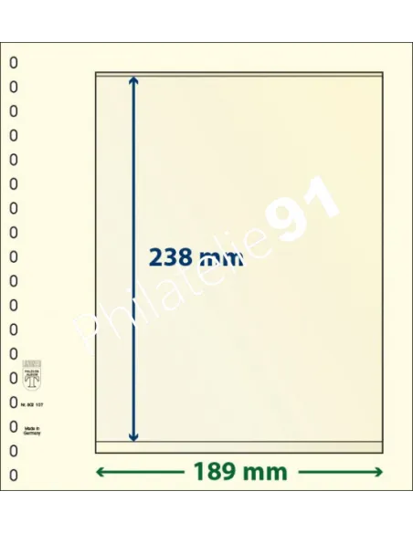 LINDNER, Feuilles neutres LINDNER-T, 1 Bande, Matériel philatélique