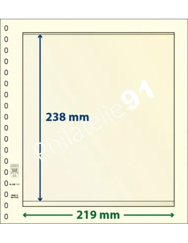 LINDNER, Feuilles neutres LINDNER-T, 1 Bande, Matériel philatélique