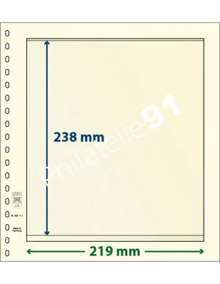 LINDNER, Feuilles neutres LINDNER-T, 1 Bande, Matériel philatélique