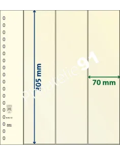 LINDNER, Feuilles neutres LINDNER-T, Carnets, Matériel philatélique