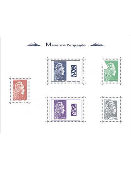 Bloc n° 143 Marianne l’engagée, timbres France