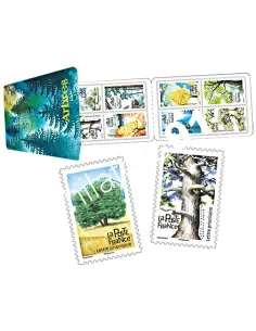 Carnet 1605, Carnet Oeuvre de la nature - Arbres, timbres France