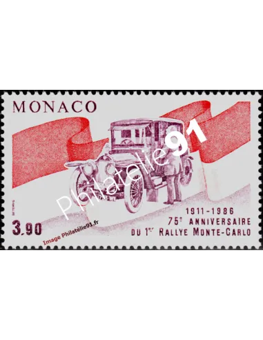 MONACO - n° 1534 ** - 1er Rallye automobile de Monte-Carlo