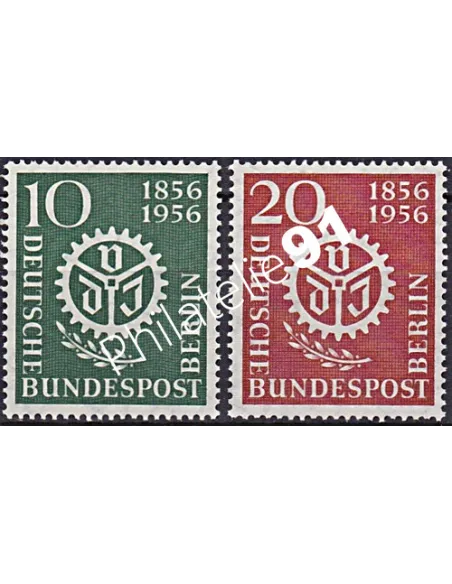 Timbres de BERLIN, n° 123 à 124, collection timbres Europe