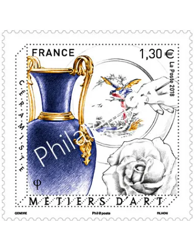 Timbre n° 5264, Métier d'Art, Céramiste, timbres France