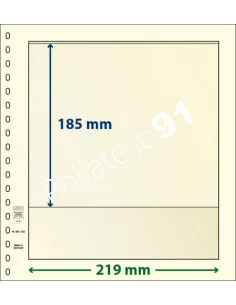 LINDNER, Feuilles LINDNER-T pour blocs Trésors de la Philatélie 2018, Matériel philatélique