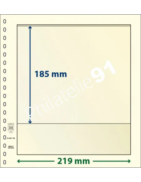 LINDNER, Feuilles LINDNER-T pour blocs Marianne l'engagée 2018, Matériel philatélique