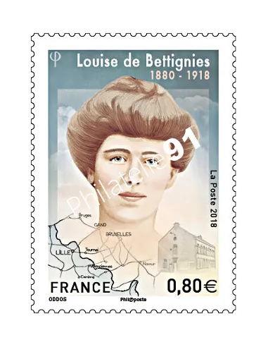 Timbre n° 5266, Louise de Bettignies, timbres France