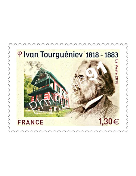 Timbre n° 5283, Ivan Tourguéniev, timbres France